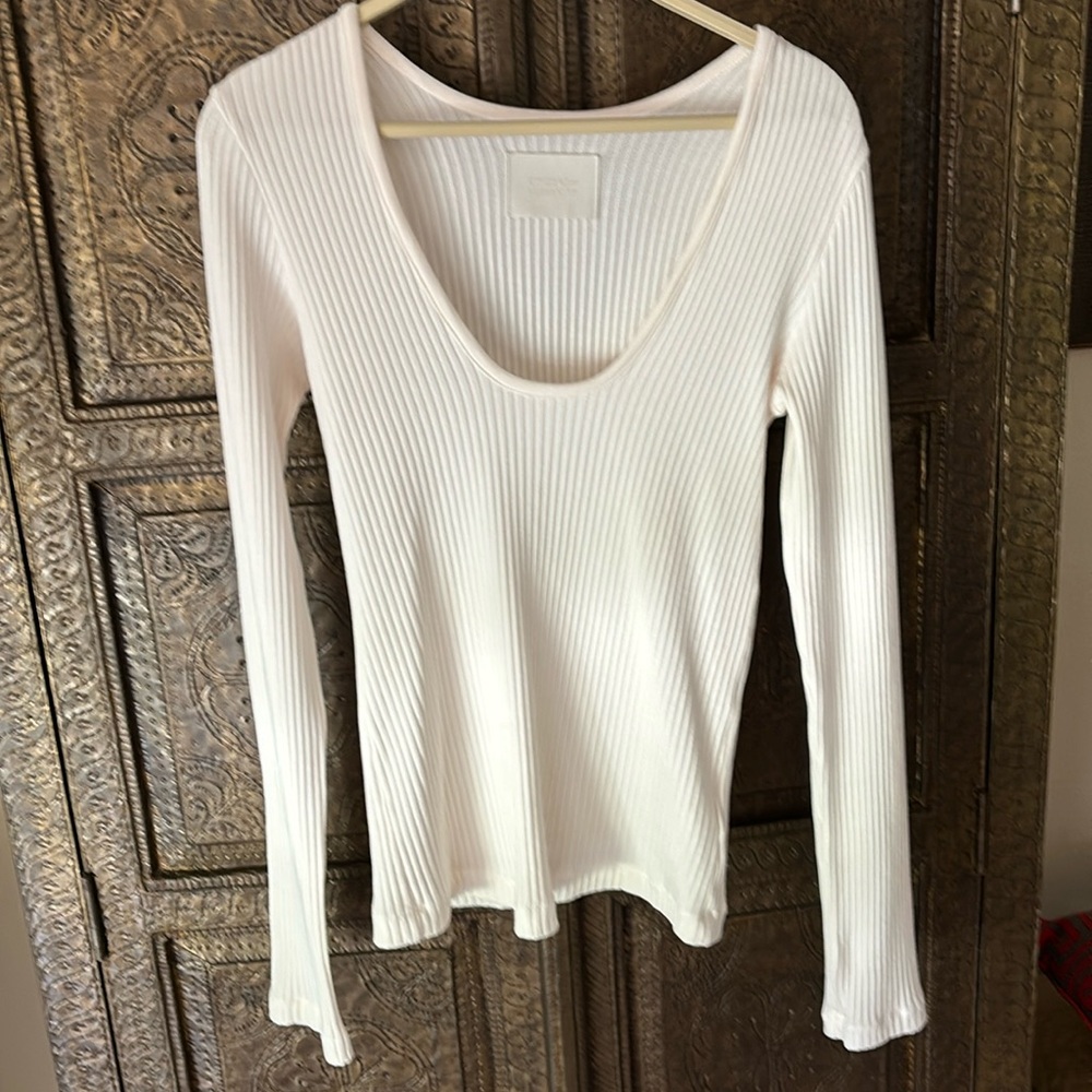 Citizens of Humanity nwt ribbed cotton mix summer sweater